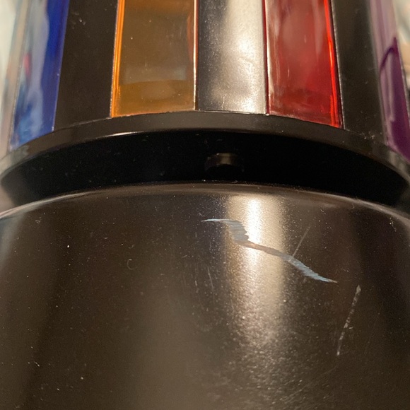 Disco party light approximately 9-in height. On-of switch with cord. No box. GUC - Picture 6 of 7